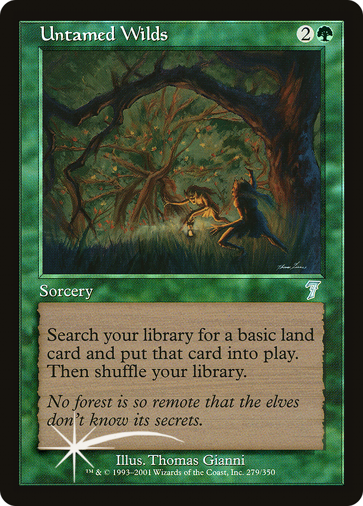 Untamed Wilds (7ED-279★) - Seventh Edition Foil