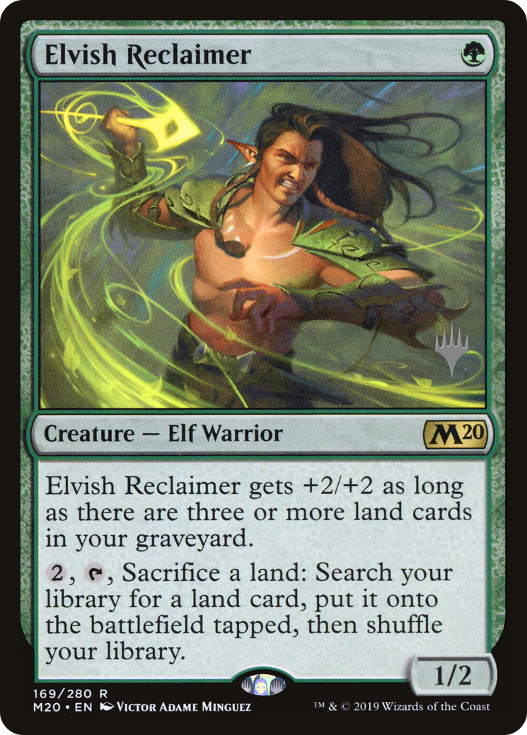 Elvish Reclaimer (PPM20-169P) - Core Set 2020 Promos Foil
