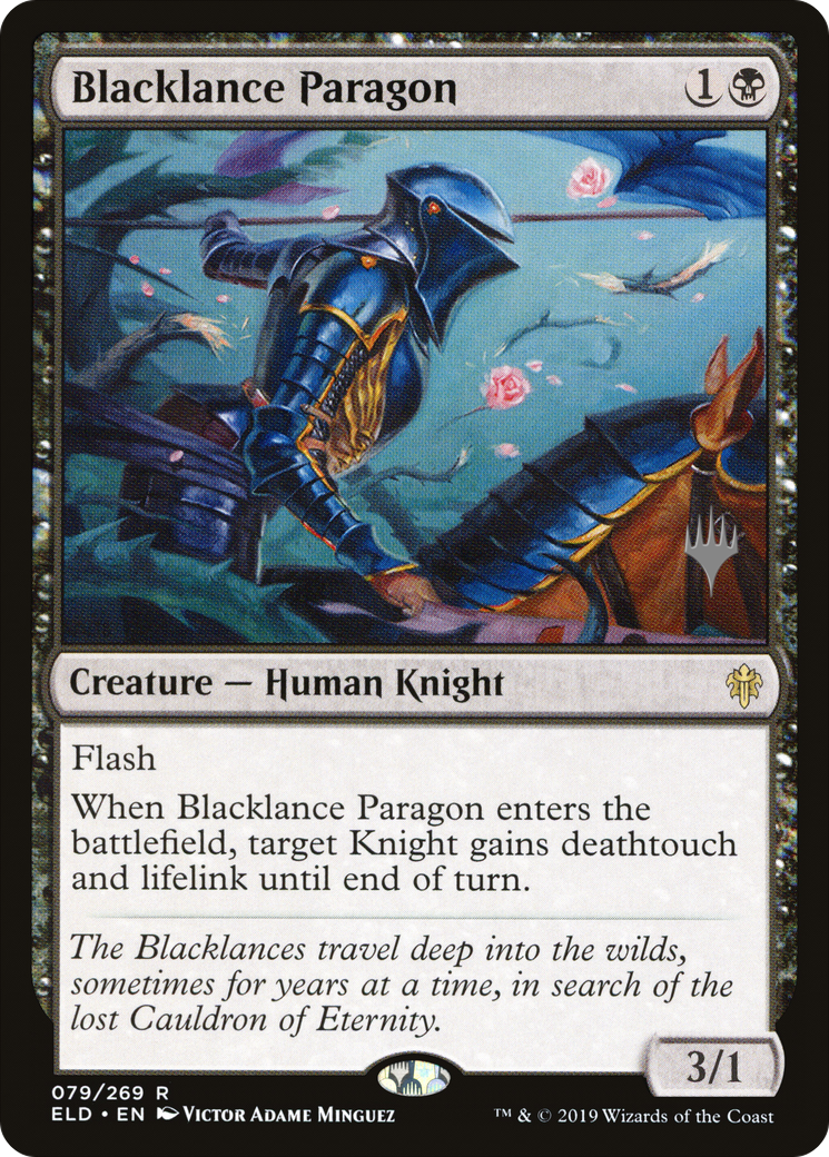 Blacklance Paragon (PPELD-079) - Throne of Eldraine Promos Foil