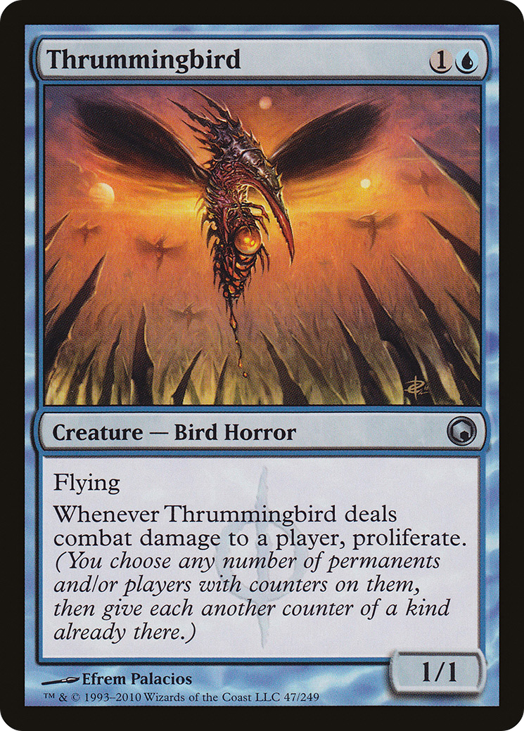 Thrummingbird (SOM-047) - Les cicatrices de Mirrodin