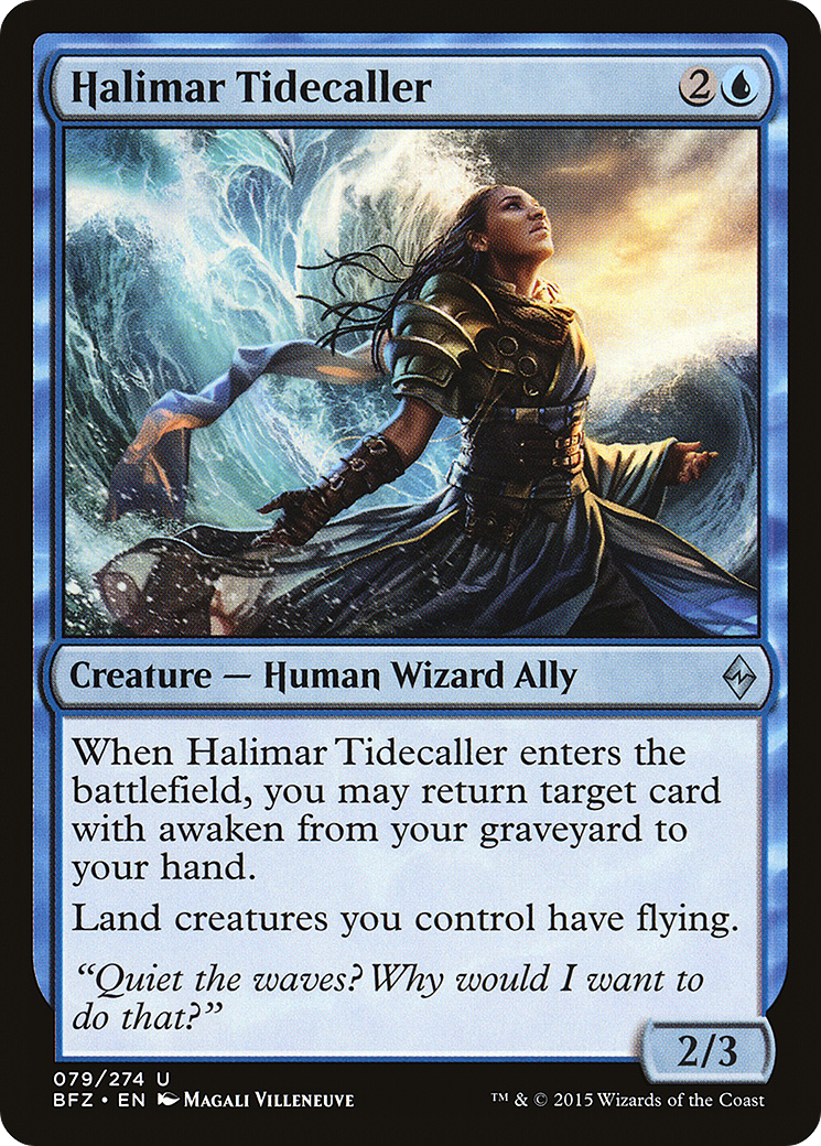Halimar Tidecaller (BFZ-079) – Bataille de Zendikar
