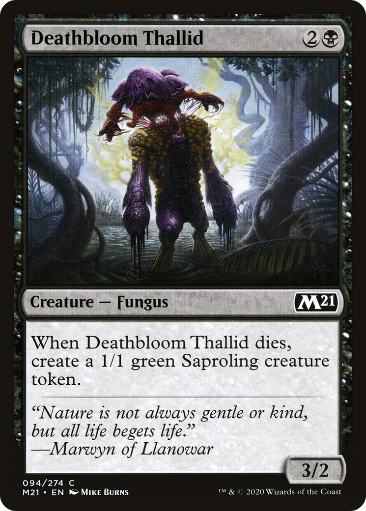 Deathbloom Thallid (M21-094) - Core Set 2021