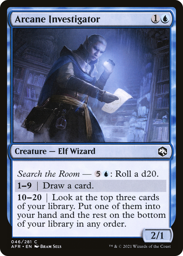 Arcane Investigator (AFR-046) - Aventures dans les Royaumes Oubliés (Foil)