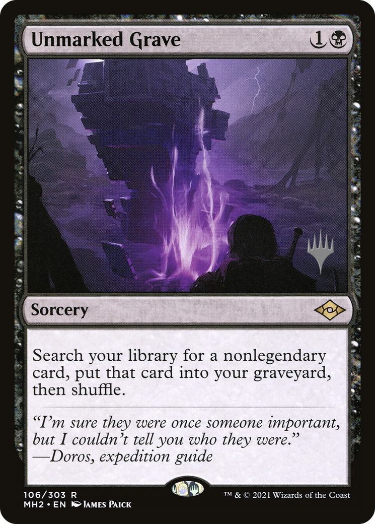 Tombe anonyme (PMH2-106P) - Promotions Modern Horizons 2