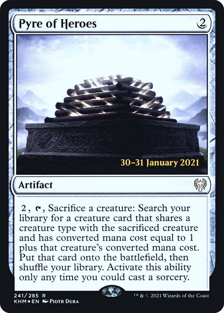 Pyre of Heroes (PRE-241S) - Kaldheim Promos Foil