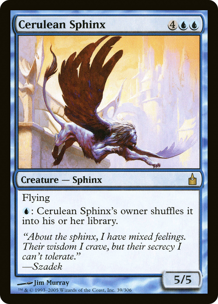 Sphinx céruléen (RAV-039) - Ravnica : La Cité des Guildes