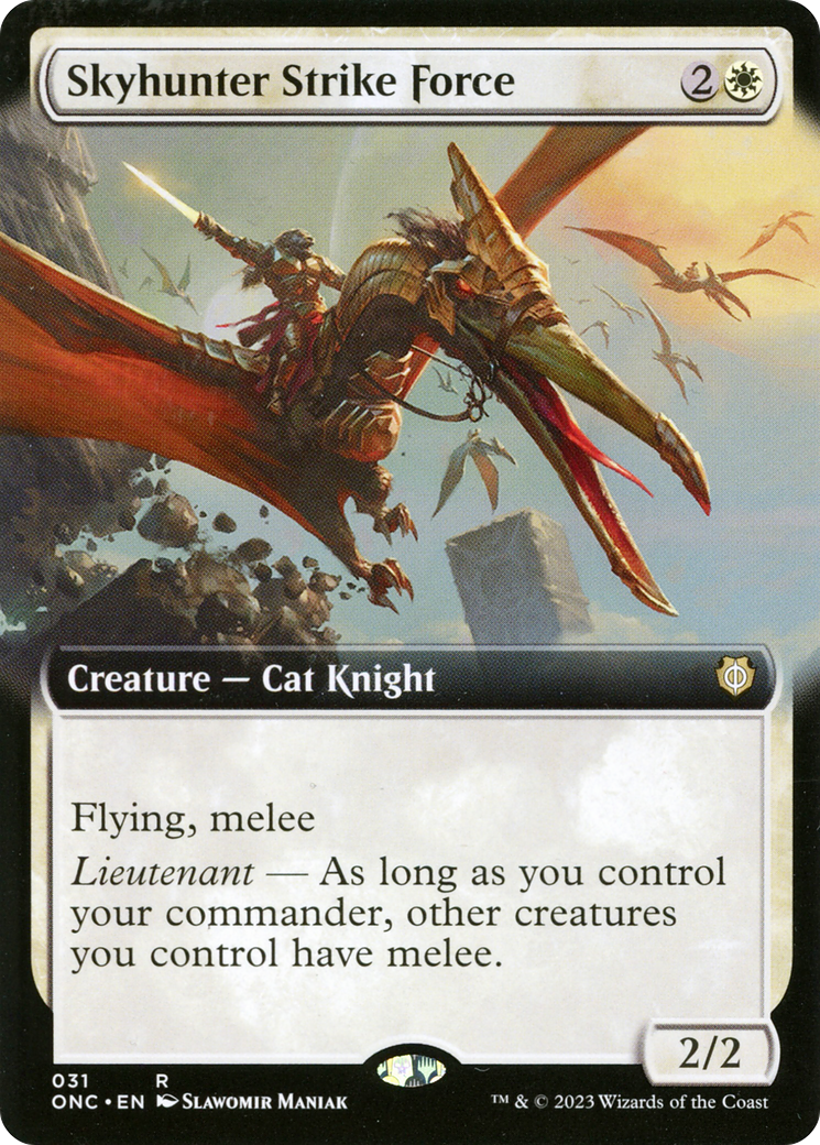 Skyhunter Strike Force (ONC-031) - Phyrexia : Tous seront un seul commandant : (Extended Art)