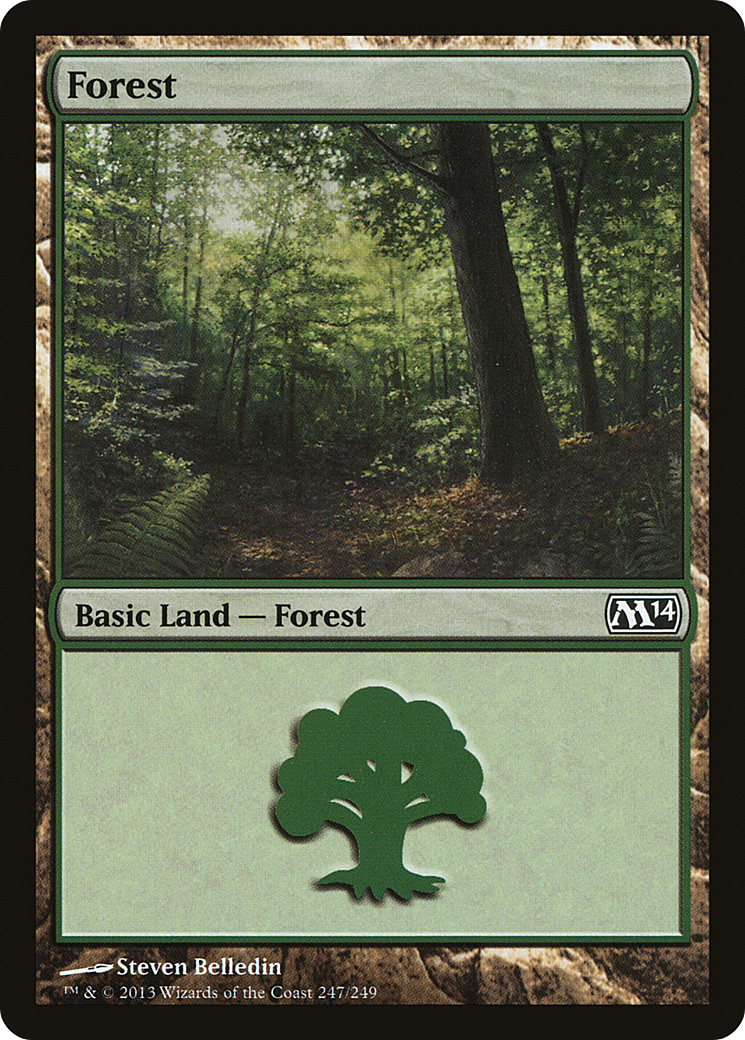 Forêt (M14-247) - Magic 2014 Foil