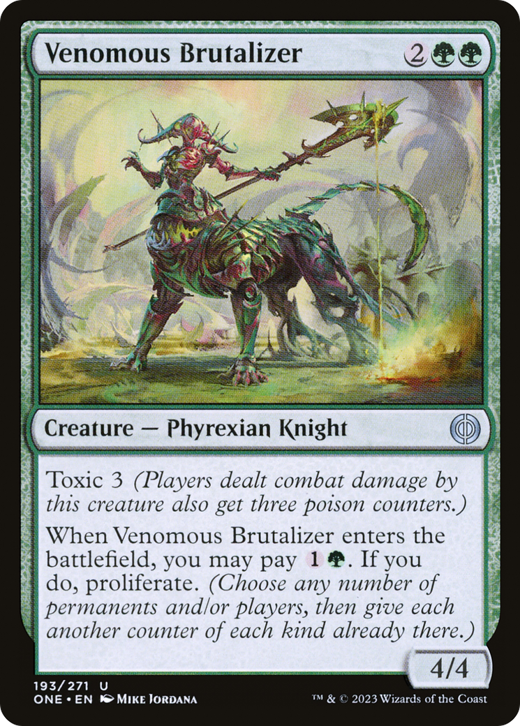 Venomous Brutalizer (ONE-193) - Phyrexia: All Will Be One Foil