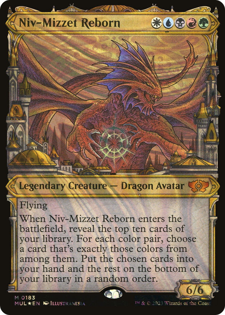 Niv-Mizzet Reborn (MUL-183) - Multiverse Legends : (Vitrine) Foil