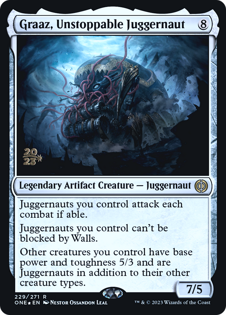 Graaz, l'invincible mastodonte (PONE-229S) - Phyrexia : All Will Be One Promos Foil