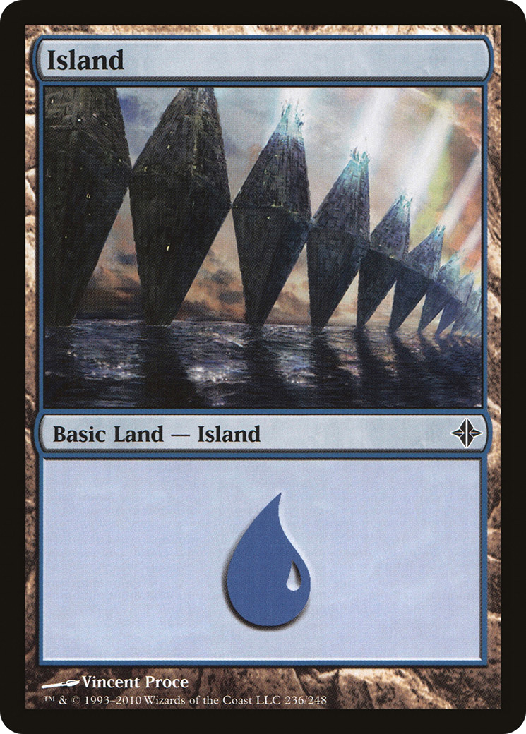 Island (236) (ROE-236) - Rise of the Eldrazi Foil