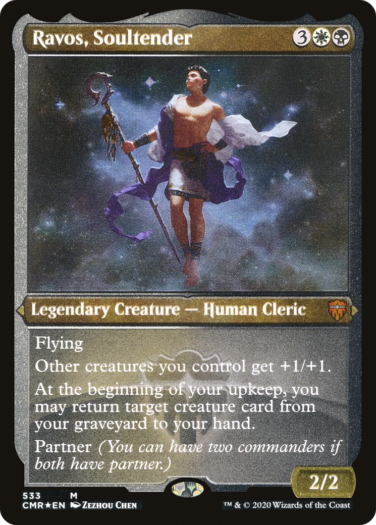 Ravos, Soultender (Foil Etched) (CMR-533) - Commander Legends Etched Foil