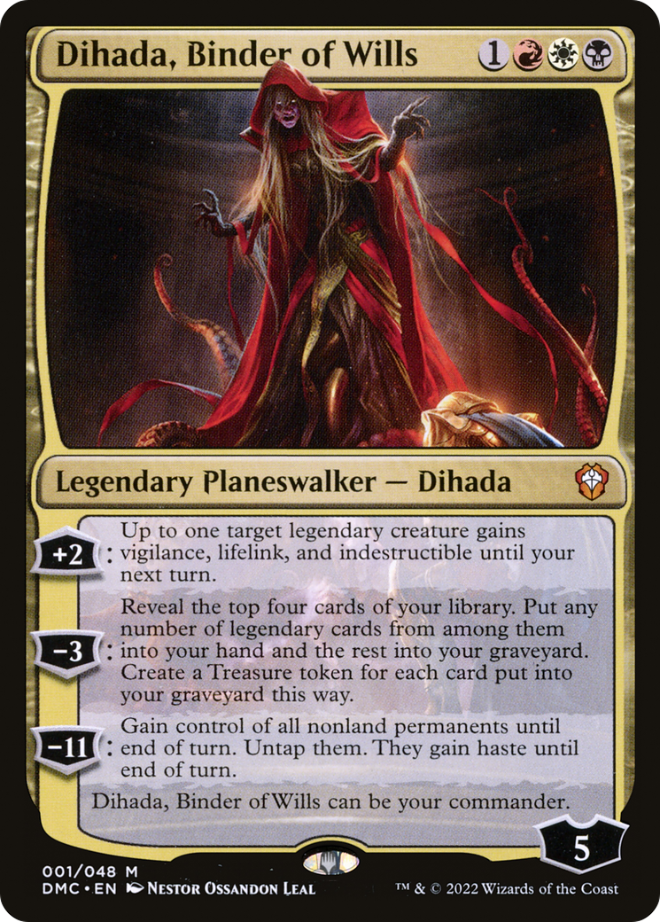 Dihada, Relieur de Testaments (DMC-001) - Dominaria United Commander