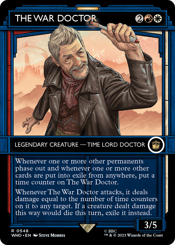 Le Docteur de Guerre (WHO-548) - Doctor Who : (Vitrine) (Sans bordure) Feuille