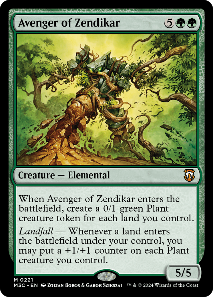 Vengeur de Zendikar (M3C-221) - Commandant Modern Horizons 3