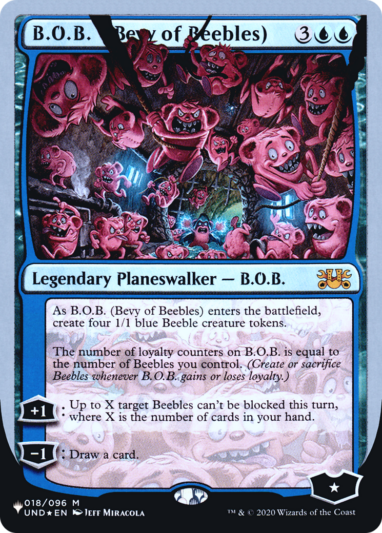 B.O.B. (Bevy of Beebles) (LIST-018/096) - The List (Unfinity Foil Edition) Foil