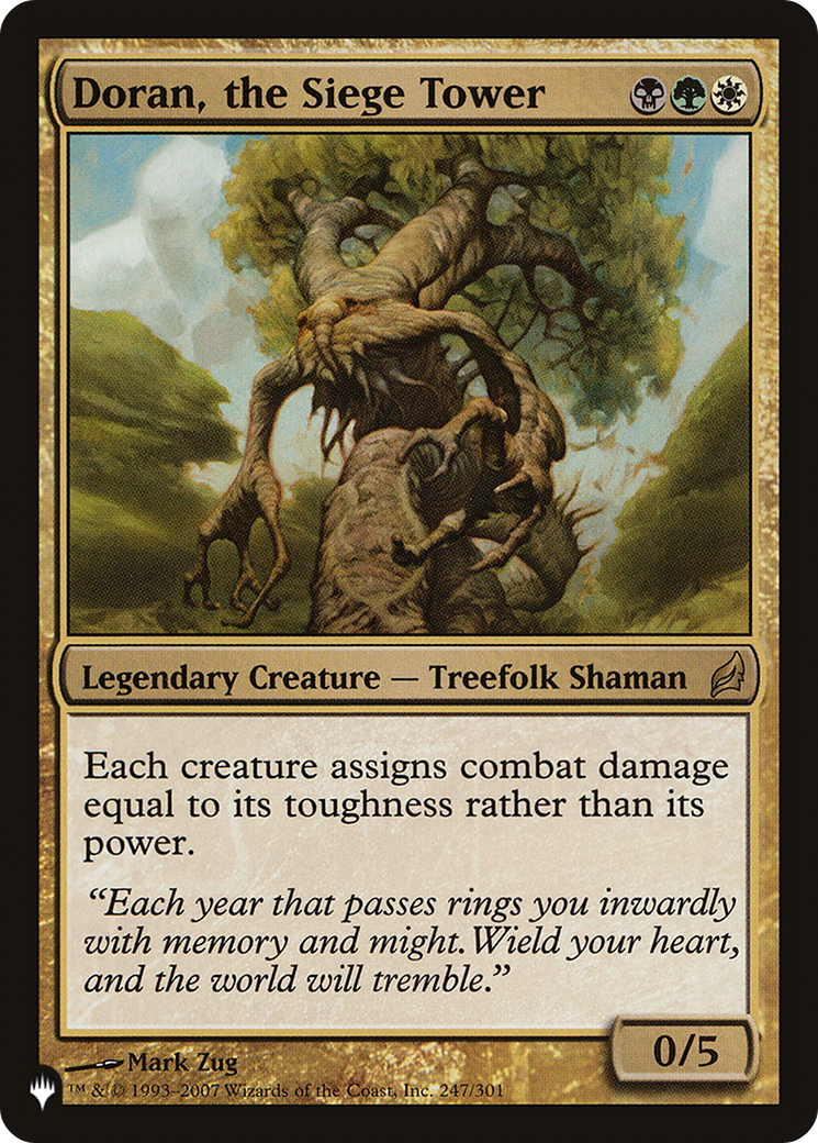 Doran, the Siege Tower (LIST-247/301) - The List