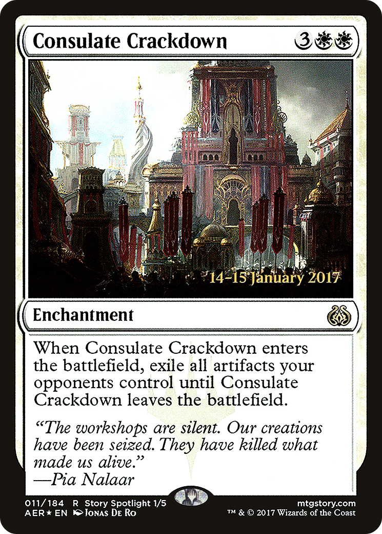Répression du consulat (PAER-11S) - Promotions Aether Revolt