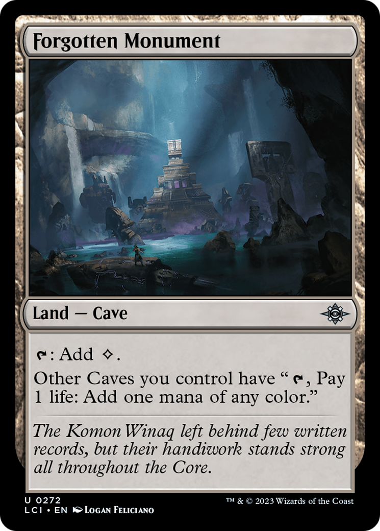 Forgotten Monument (LCI-272) - The Lost Caverns of Ixalan Foil