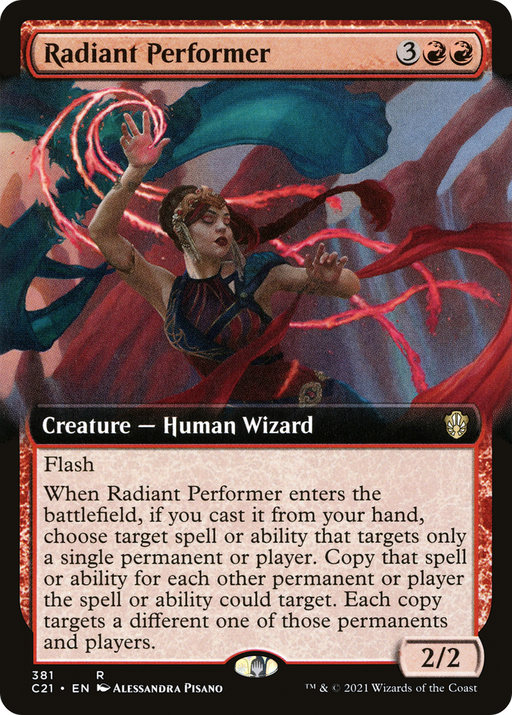 Radiant Performer (C21-381) - Commander 2021 : (Extended Art)
