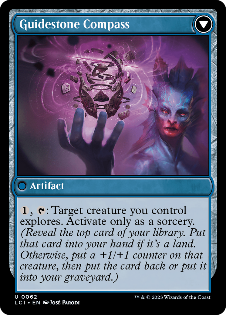 Aiguille de magnétite // Boussole de pierre de guidage (LCI-062) - Les cavernes perdues d'Ixalan