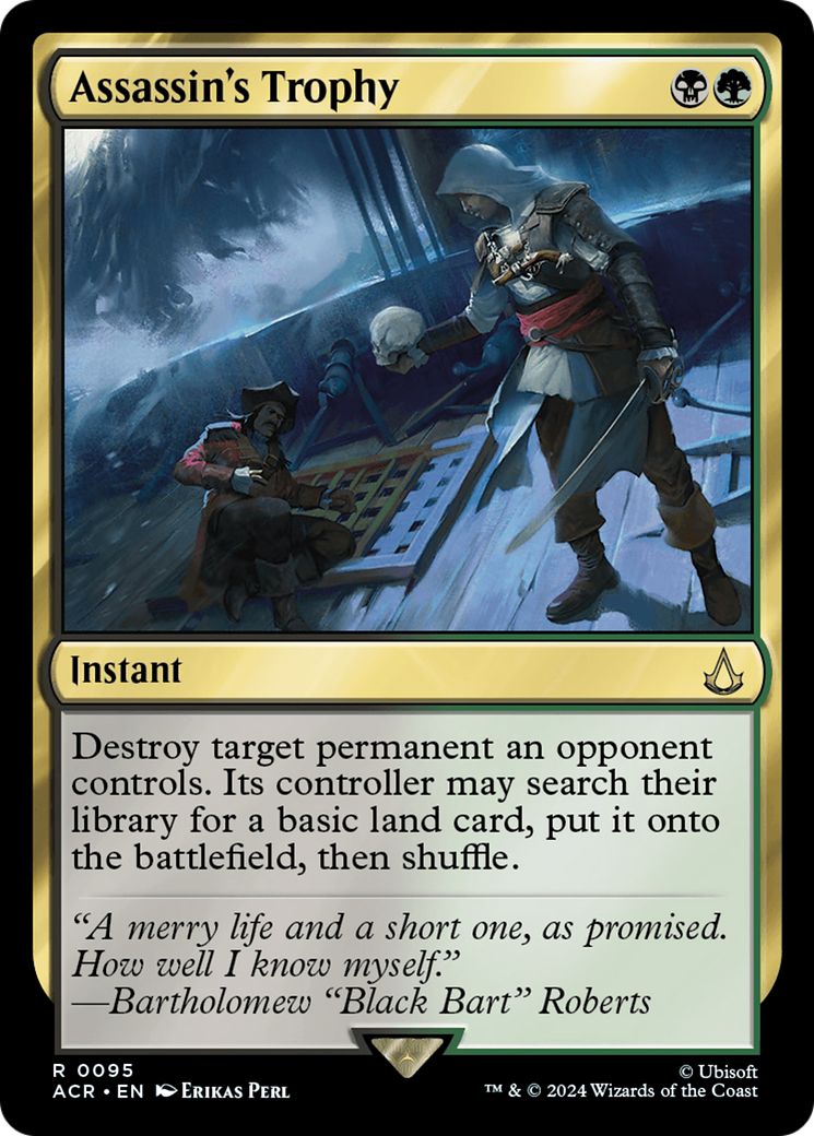 Trophée d'Assassin (ACR-095) - Feuille d'Assassin's Creed