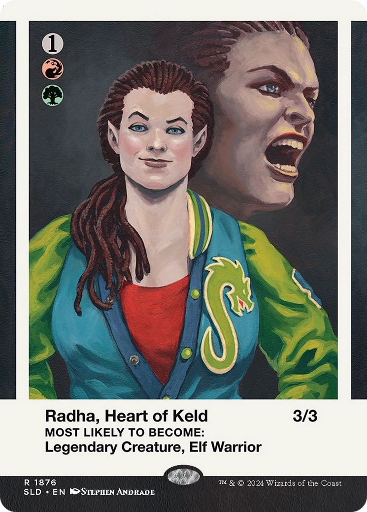 Radha, Heart of Keld // Radha, Heart of Keld (SLD-1876) - Secret Lair Drop (Borderless)