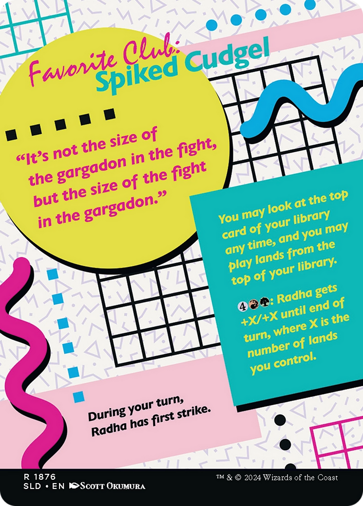 Radha, Heart of Keld // Radha, Heart of Keld (SLD-1876) - Secret Lair Drop (Borderless)