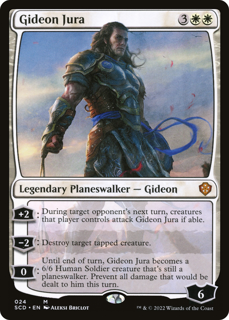 Gideon Jura (SCD-024) - Decks de commandant de départ
