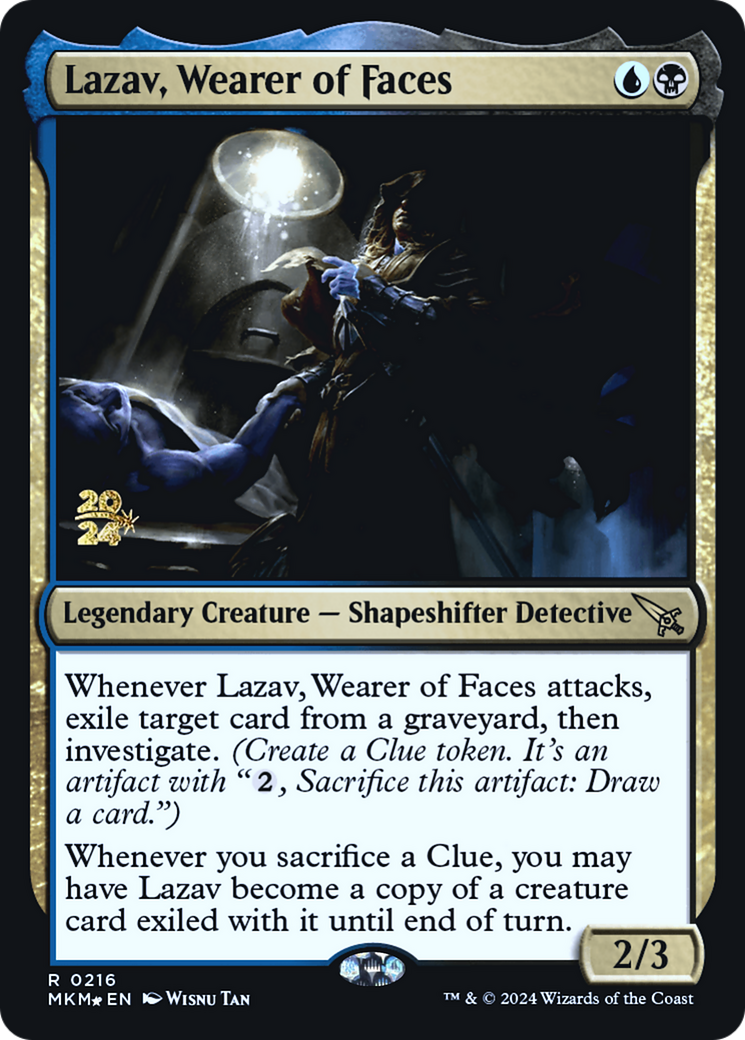 Lazav, Porteur de Visages (PMKM-216S) - Meurtres au Manoir de Karlov - Promotions Foil
