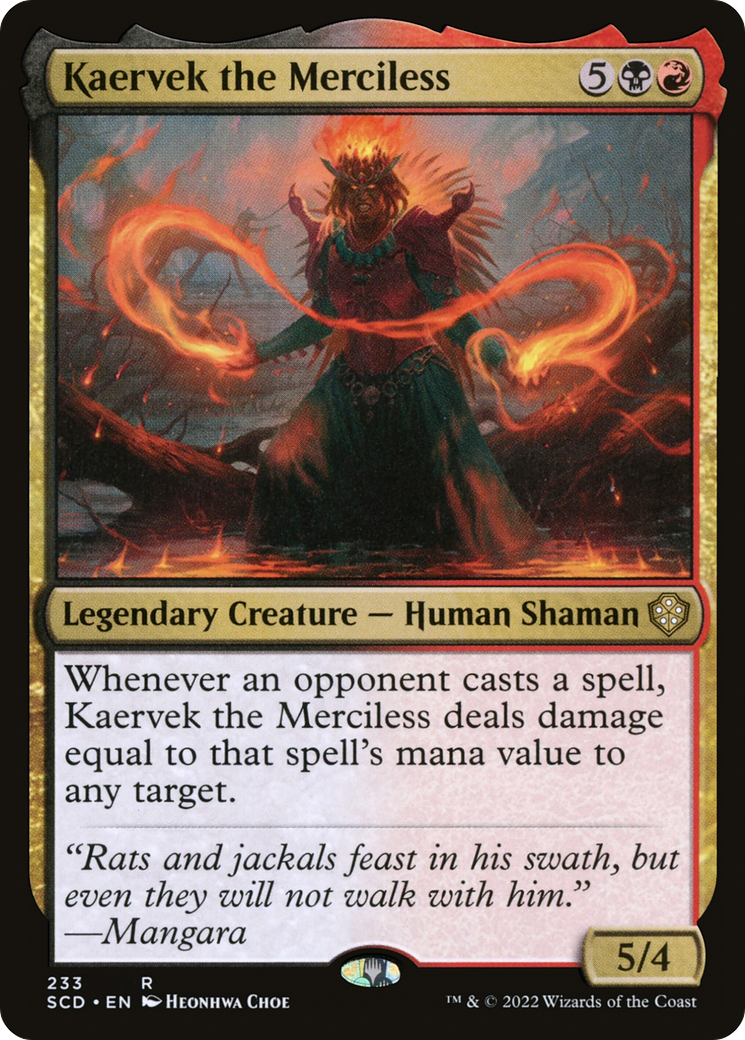 Kaervek l'Impitoyable (SCD-233) - Decks de commandant de départ