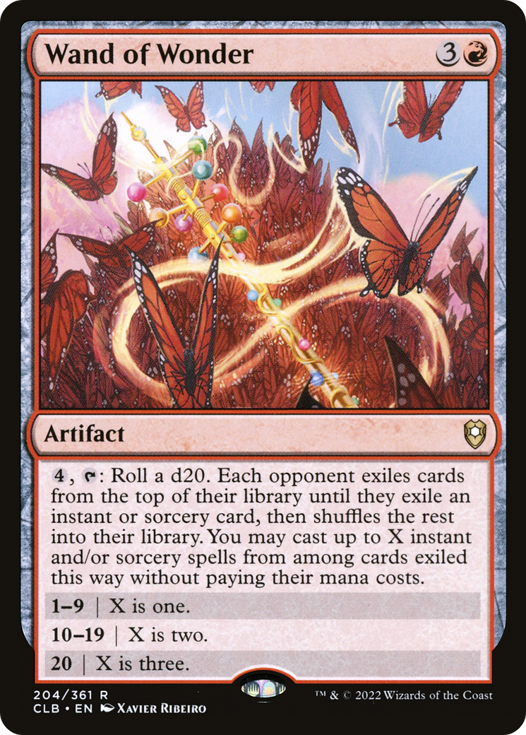 Baguette magique (CLB-204) - Commander Legends : La Bataille pour Baldur's Gate (version foil)