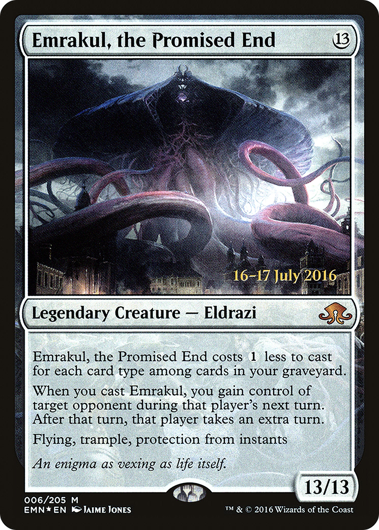 Emrakul, the Promised End (PRE-006) - Eldritch Moon Promos Foil