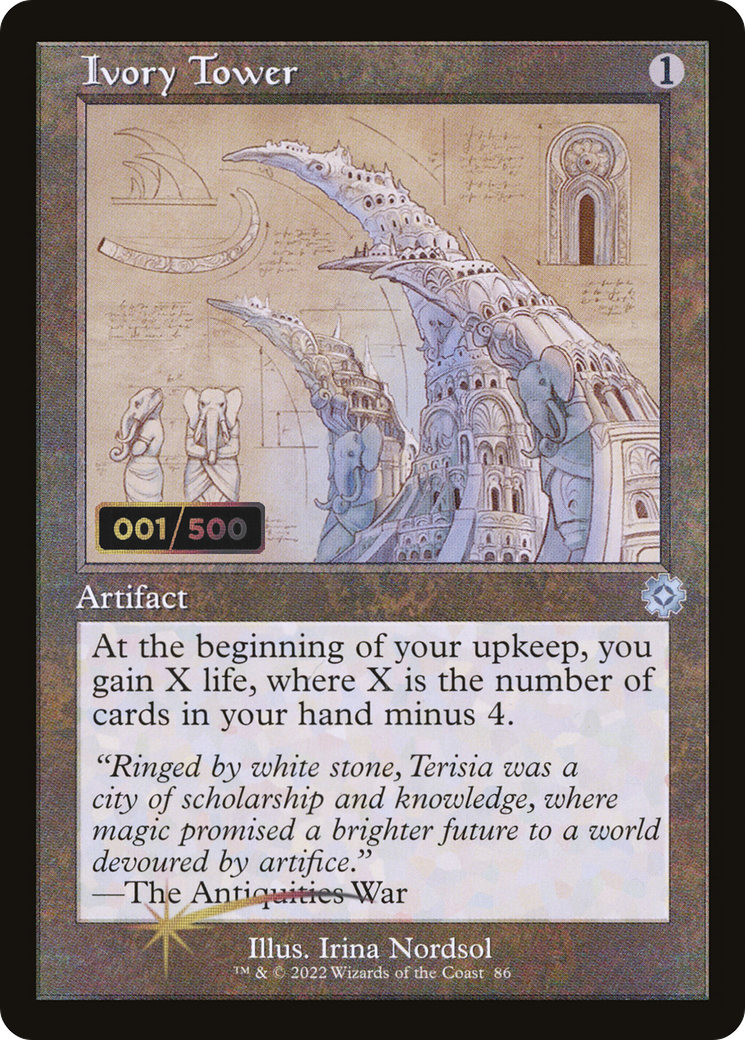 Ivory Tower (BRR-86Z) - The Brothers' War Retro Artifacts Foil