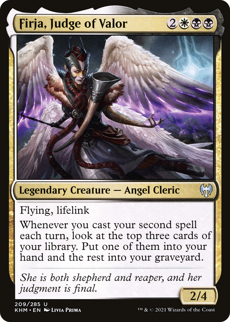 Firja, juge de la vaillance (KHM-209) - Kaldheim Foil