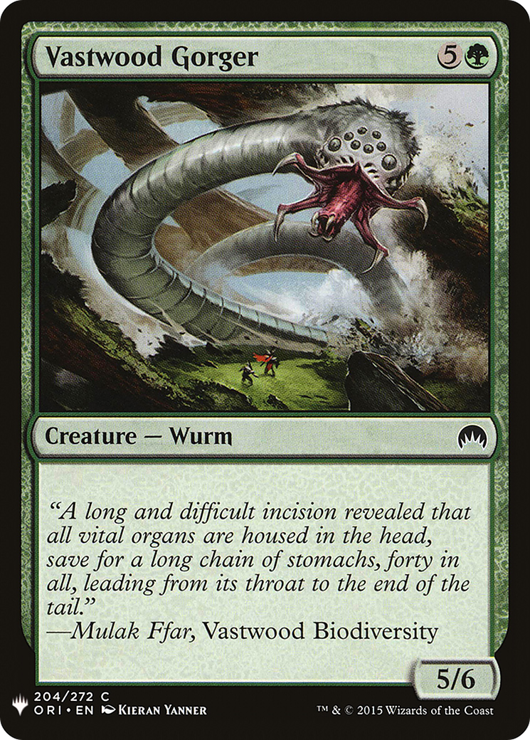 Vastwood Gorger (LIST-ORI-204) - The List