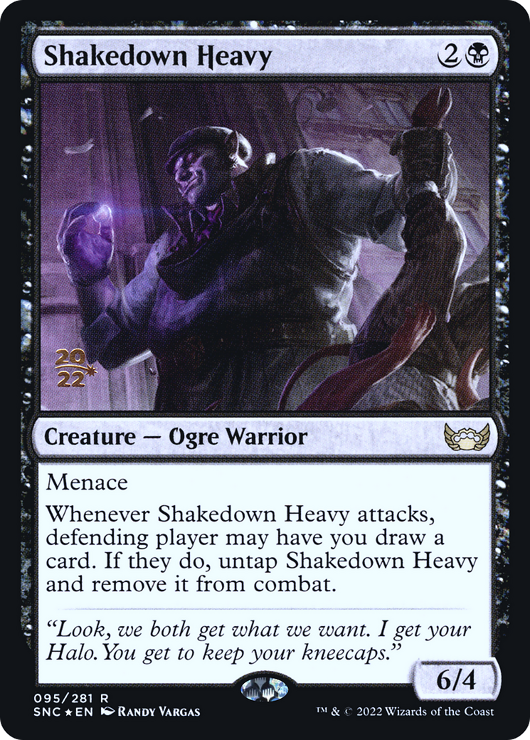 Shakedown Heavy (PRE-95S) - Streets of New Capenna Promos Foil