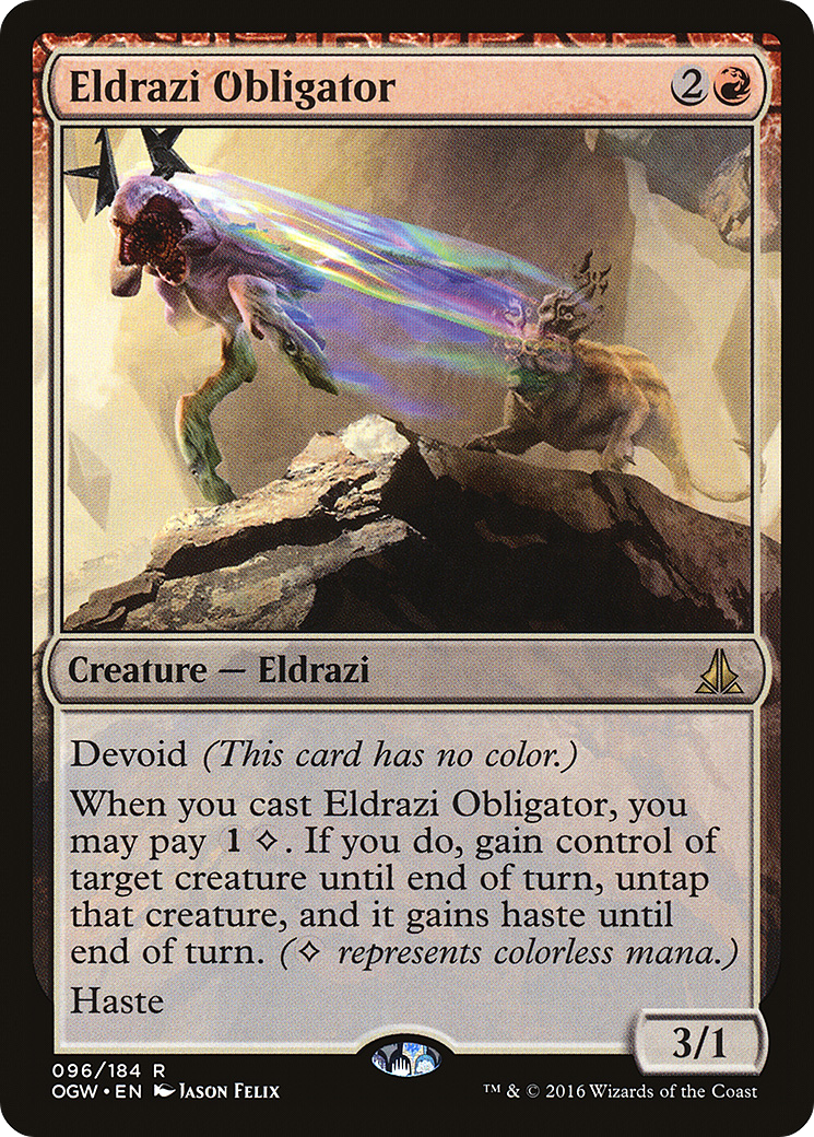 Eldrazi Obligator (OGW-096) - Serment des Sentinelles : (dénué)