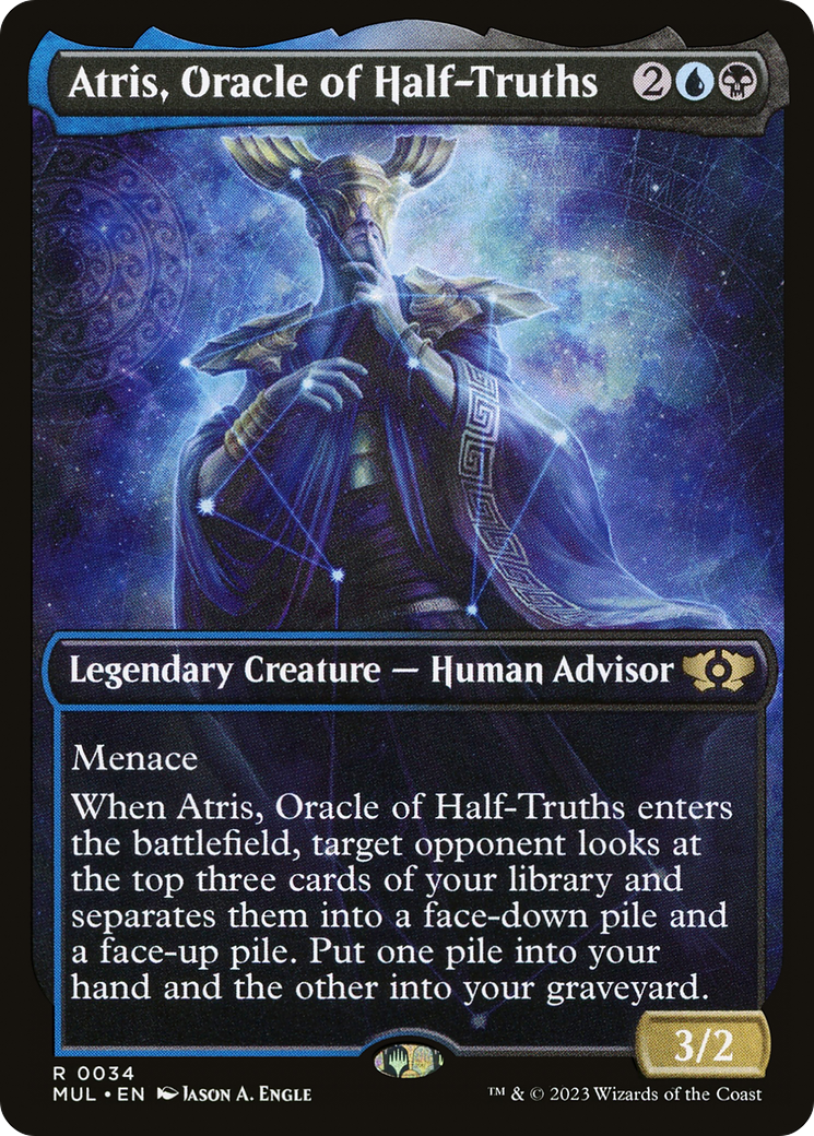 Atris, Oracle des Demi-Vérités (MUL-034) - Multiverse Legends : (Vitrine) Foil