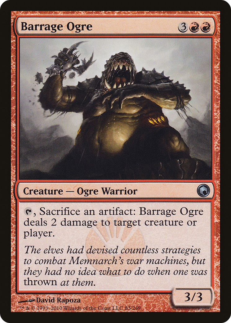 Barrage Ogre (SOM-083) – Cicatrices de Mirrodin Foil