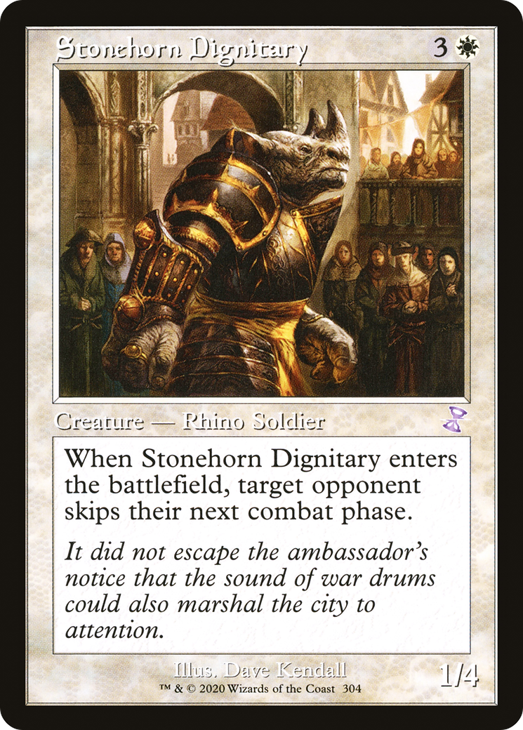 Stonehorn Dignitary (TSR-304) - Time Spiral Remastered (version finale)