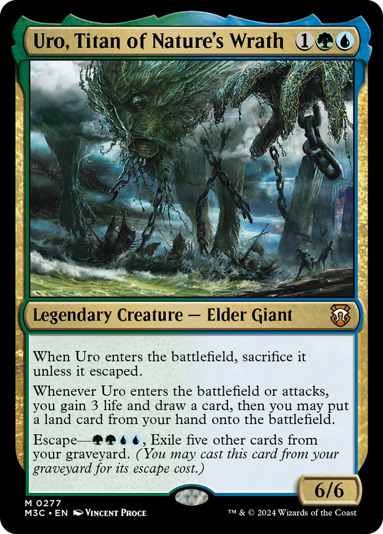 Uro, Titan of Nature's Wrath (M3C-277) - Modern Horizons 3 Commander