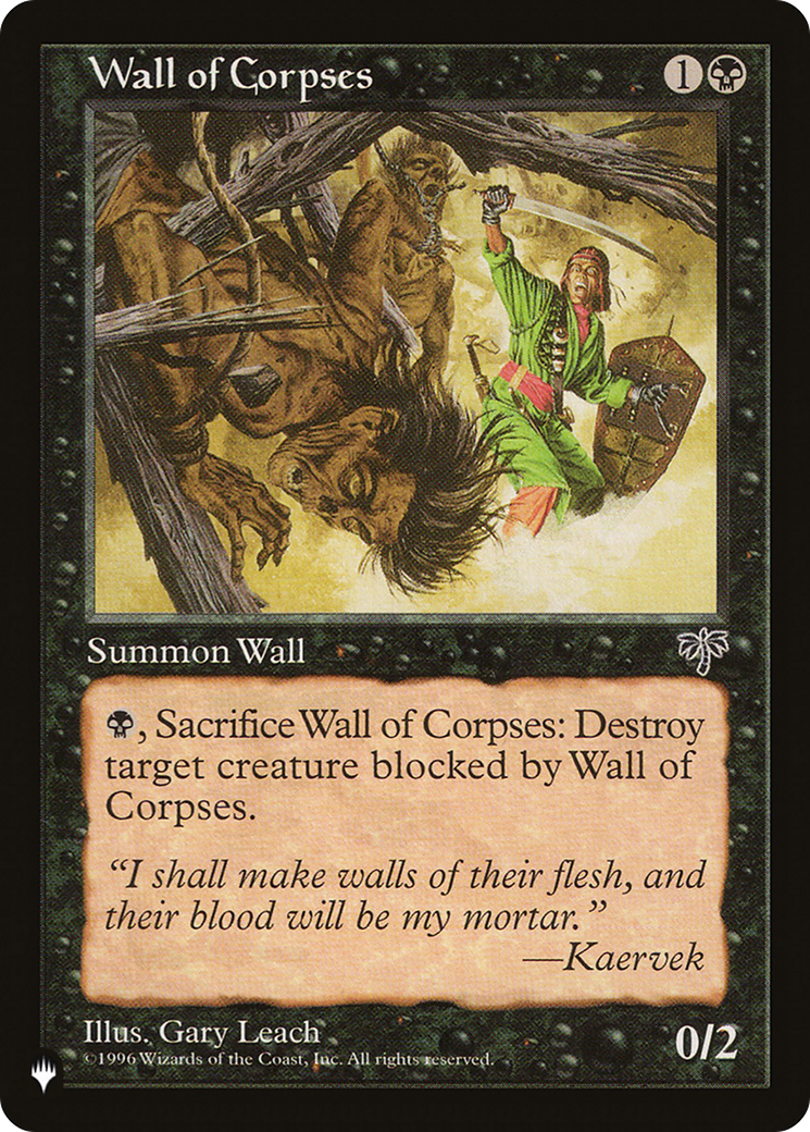 Wall of Corpses (LIST-) - The List