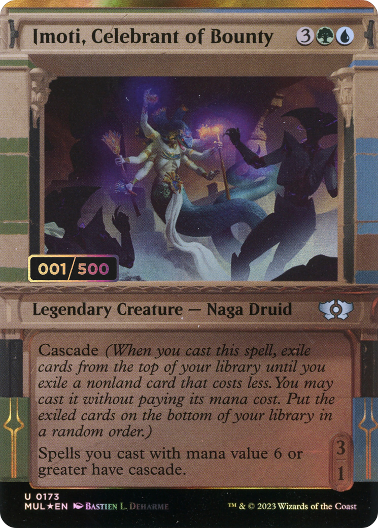 Imoti, célébrant de la générosité (MUL-173Z) - Multiverse Legends : (Vitrine) (Sans bordure) Foil