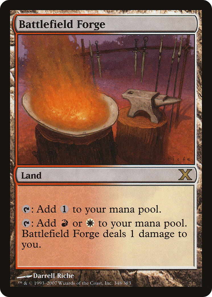 Battlefield Forge (10E-348) - Tenth Edition Foil