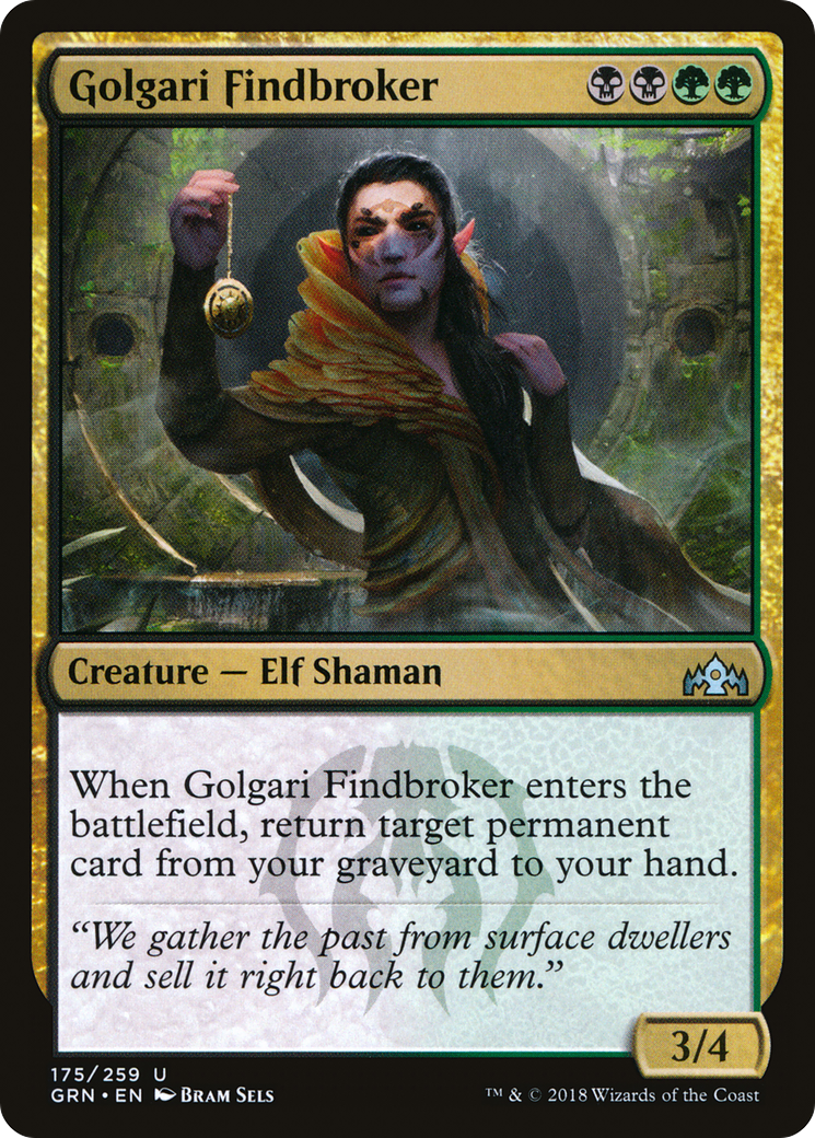Golgari Findbroker (GRN-175) - Guildes de Ravnica Foil