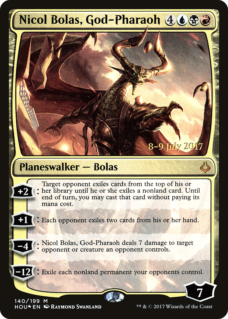 Nicol Bolas, Dieu-Pharaon (PHOU-140S) - Promotions Hour of Devastation
