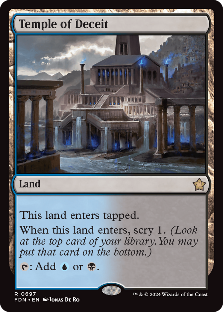 Temple de la tromperie (FDN-697) - Fondations