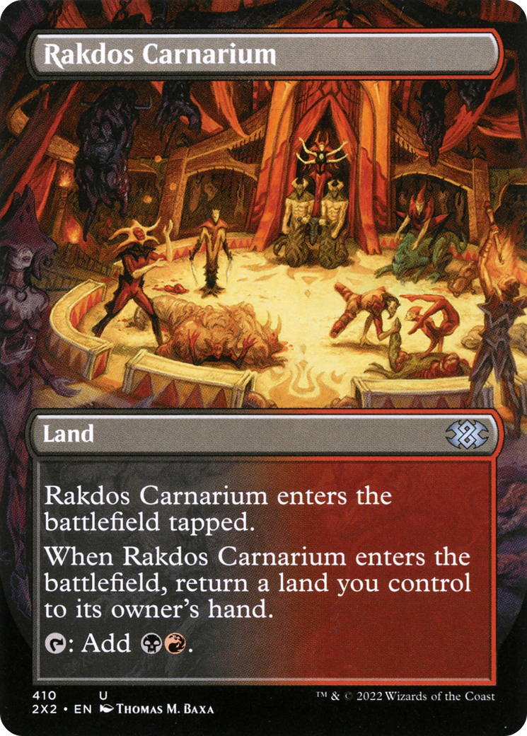 Rakdos Carnarium (2X2-410) - Double Masters 2022 (sans bordure) Foil